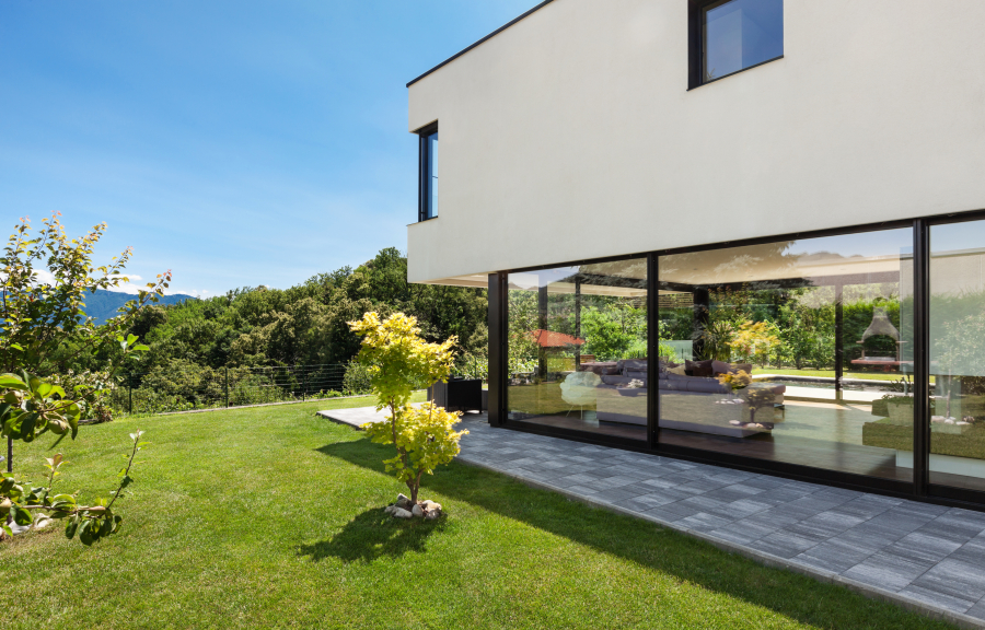 jardin devant maison